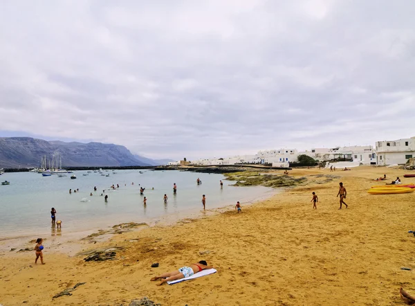 Caleta del sebo, graciosa island, Wyspy Kanaryjskie, Hiszpania — Zdjęcie stockowe