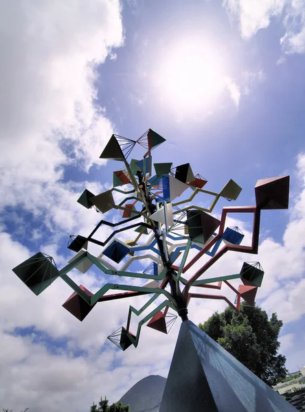Cesar marique wind sculpture, tahiche, lanzarote, kanarische inseln — Stockfoto