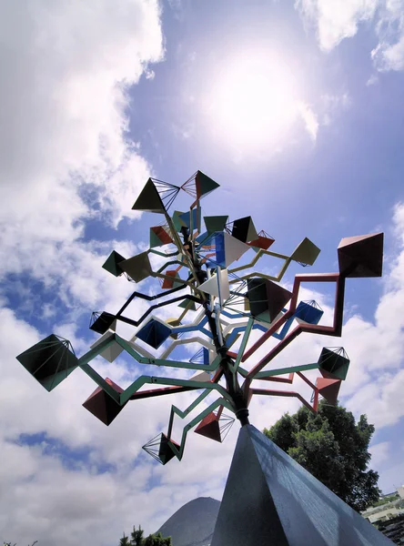 Cesar marique wind sculptuur, tahiche, lanzarote, Canarische eilanden — Stockfoto