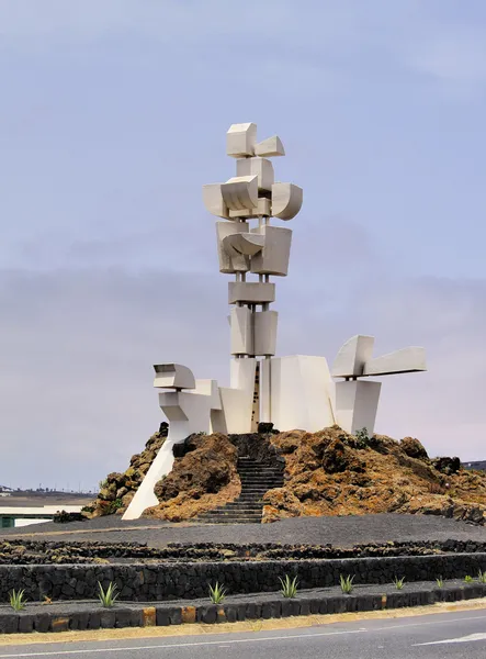Monumento al småbönders, lanzarote, Kanarieöarna, Spanien — Stockfoto