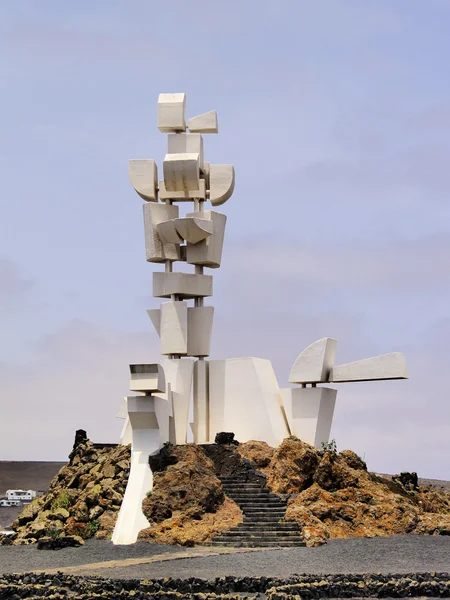 Monumento al småbönders, lanzarote, Kanarieöarna, Spanien — Stockfoto