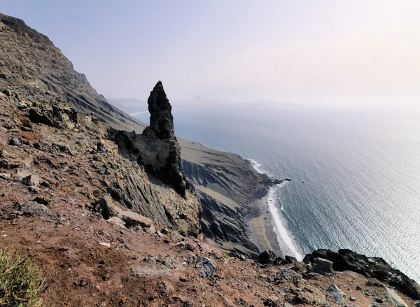 Famara Cliffs, Lanzarote, Canary Islands, Spain — Stock Photo, Image