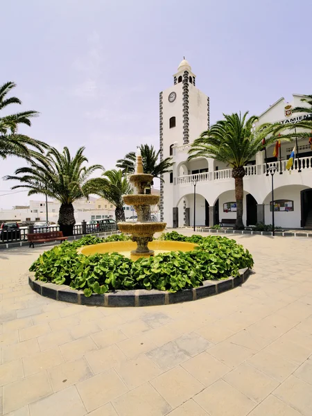 Radnice v san bartolome, lanzarote, Kanárské ostrovy, Španělsko — Stock fotografie