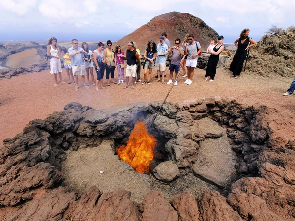 Timanfaya National Park, Lanzarote, Canary Islands — Stock Photo, Image