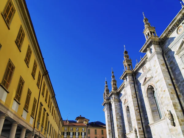 Catedral em Como, Lombardia, Italia — Fotografia de Stock