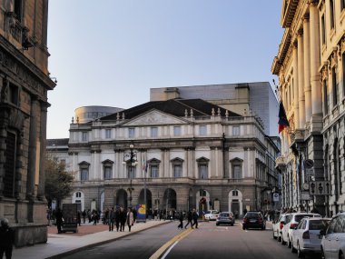 La scala opera binası, milan, Lombardiya, İtalya
