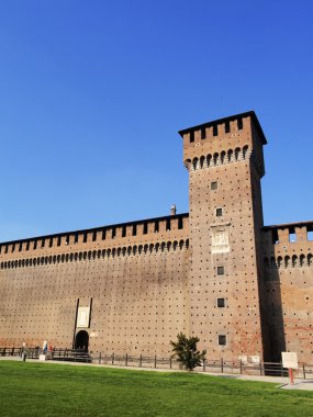 castello sforzesco, milan, Lombardiya, İtalya