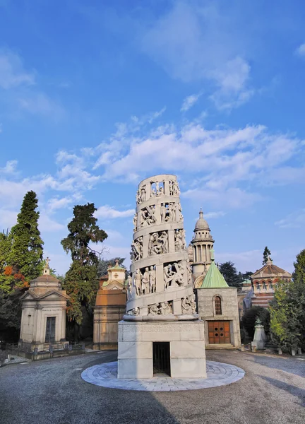 Milan Cementary, Ломбардия, Италия — стоковое фото