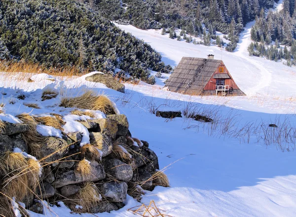 Mountain Shelter, Tatra Mountains, Poland — Stock Photo, Image