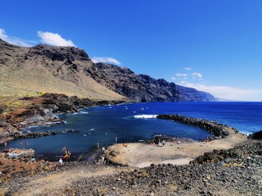 Los gigantes (punta teno görünümünden), tenerife, Kanarya Adaları, İspanya