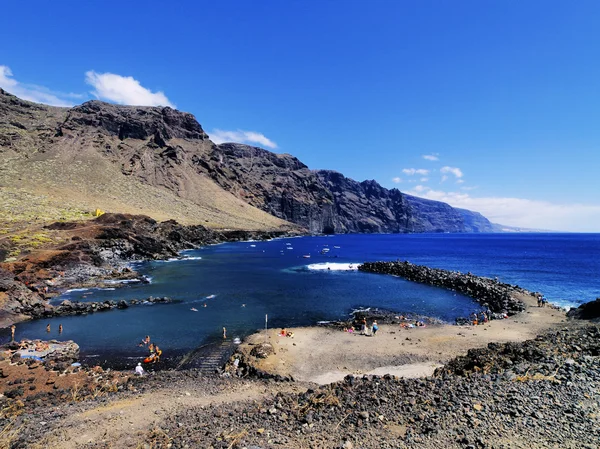 Los Gigantes (vista da Punta Teno), Tenerife, Isole Canarie, Spagna — Foto Stock