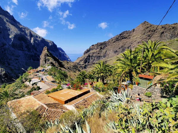 Masca (Teno-Gebirge), Teneriffa, Kanarische Inseln, Spanien — Stockfoto