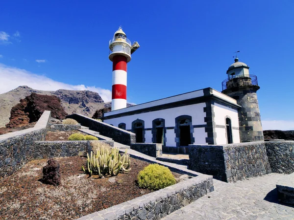 Vuurtoren in punta teno, tenerife, Canarische eilanden, Spanje — Stockfoto