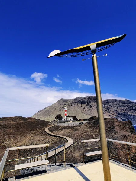 Deniz feneri punta teno, tenerife, Kanarya Adaları, İspanya — Stok fotoğraf