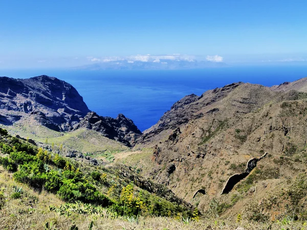 Teno Mountains, Tenerife, Ilhas Canárias, Espanha — Fotografia de Stock