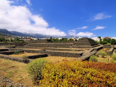 Pyramids in Guimar, Tenerife, Canary Islands, Spain clipart