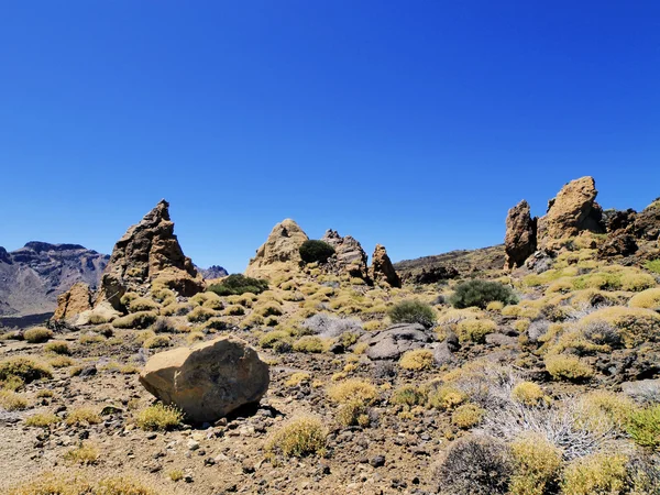 Nationale park(garcia rocks) Teide, tenerife, Canarische eilanden, Spanje — Stockfoto