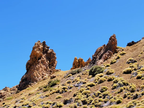 Teide Nemzeti park(garcia rocks), tenerife, Kanári-szigetek, Spanyolország — Stock Fotó