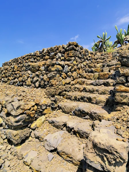 Piramides in guimar, tenerife, Canarische eilanden, Spanje — Stockfoto