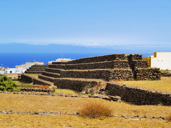 Piramitleri guimar, tenerife, Kanarya Adaları, İspanya — Stok fotoğraf