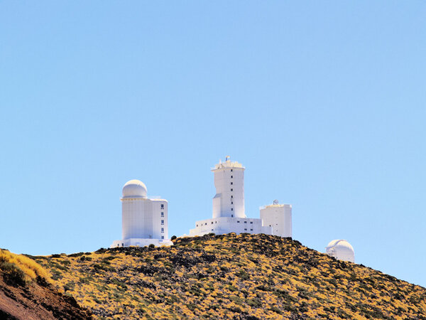 Observatory in Teide National Park, Tenerife, Canary Islands, Spain