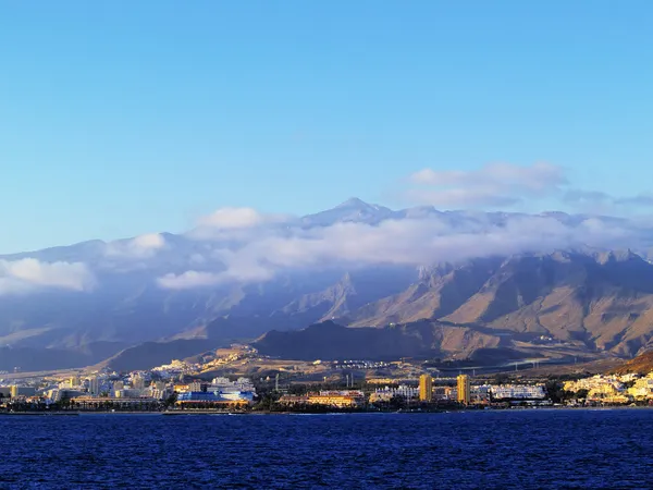 Tenerife, vista dal traghetto per El Hierro, Isole Canarie — Foto Stock