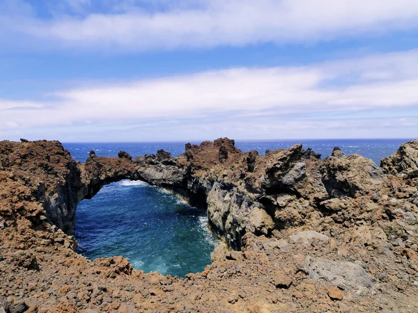 Arco de la Tosca, Hierro, Isole Canarie, Spagna — Foto Stock