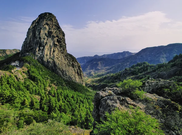 Los Roques(The Rocks), La Gomera, Kanári-szigetek, Spanyolország — Stock Fotó