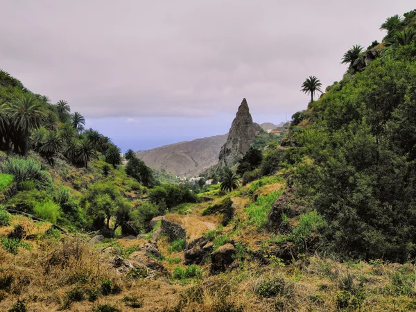 Hermigua, la gomera, Wyspy Kanaryjskie, Hiszpania — Zdjęcie stockowe