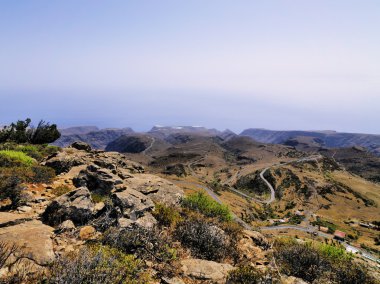 La gomera, görünümden fortaleza de chipude, Kanarya Adaları