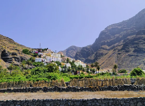 Valle gran 雷伊，拉戈梅拉，加那利群岛西班牙 — 图库照片