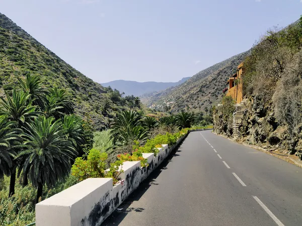 Vallehermoso, La Gomera, Wyspy Kanaryjskie, Hiszpania — Zdjęcie stockowe