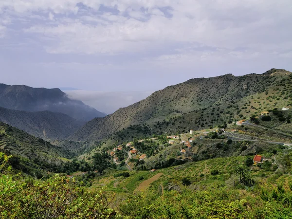 Vallehermoso, La Gomera, Wyspy Kanaryjskie, Hiszpania — Zdjęcie stockowe