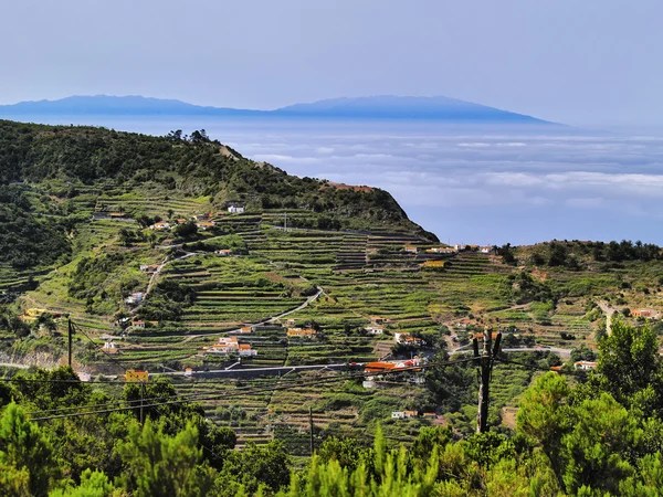 Vallehermoso, La Gomera, Kanariansaaret, Espanja — kuvapankkivalokuva