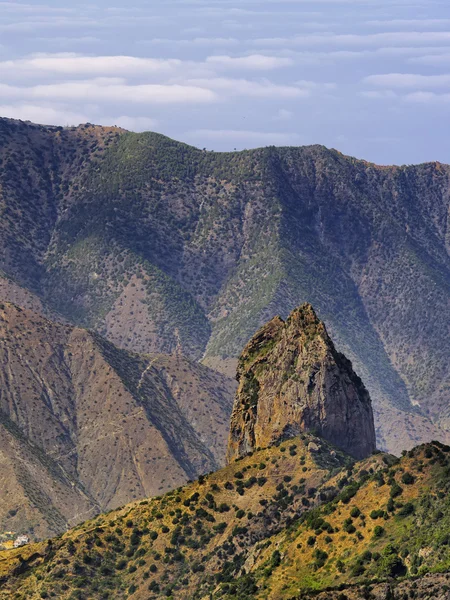 Vallehermoso, La Gomera, Wyspy Kanaryjskie, Hiszpania — Zdjęcie stockowe