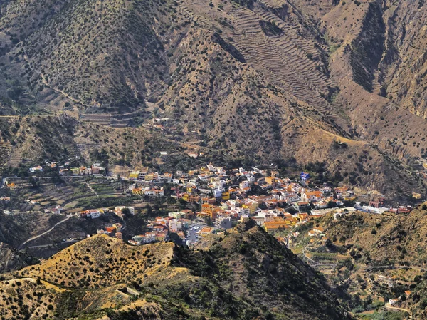 Vallehermoso, La Gomera, Ilhas Canárias, Espanha — Fotografia de Stock