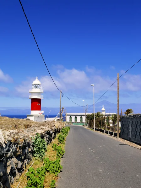 Deniz feneri (faro de san cristobal) punta del faro, la gomera, Kanarya Adaları