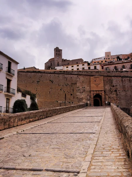 Portal de ses Taules, Ibiza város, Baleár-szigetek, Spanyolország — Stock Fotó