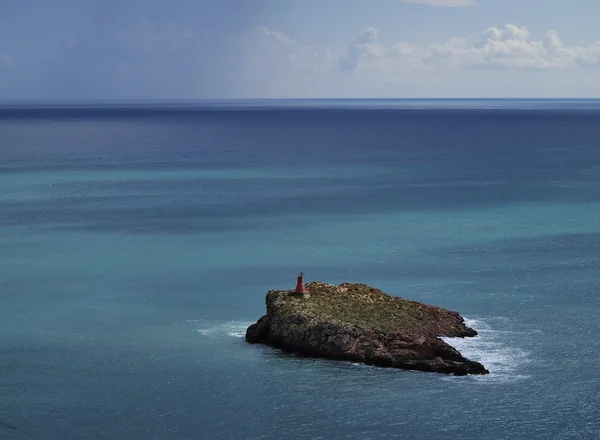 Ibiza kenarı, Balear Adaları, İspanya — Stok fotoğraf