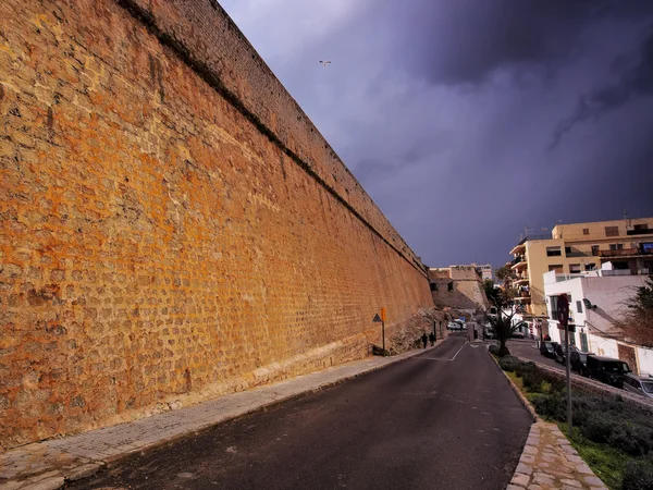 Ibiza Town Walls, Balearic Islands, Spain — Stock Photo, Image