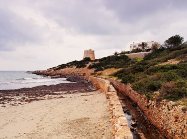 Torre de sa sal rossa, Ibiza, Balear Adaları, İspanya