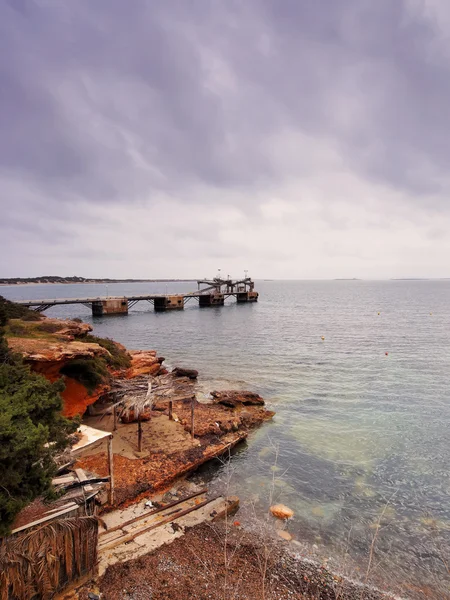 西班牙巴利阿里群岛的伊维萨岛、 拉运河 — 图库照片
