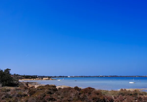 Estany des Felx, Formentera, Балеарские острова, Испания — стоковое фото