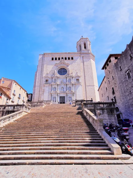 Cathedral in Girona — Stock Photo, Image