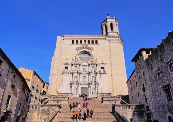 Cathedral in Girona — Stock Photo, Image