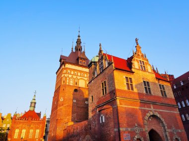 işkence evi ve hapishane kulesinin Gdansk, Polonya