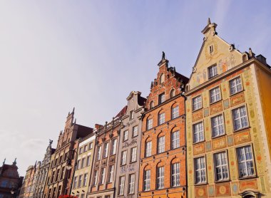 dlugi targ gdansk, Polonya sokak