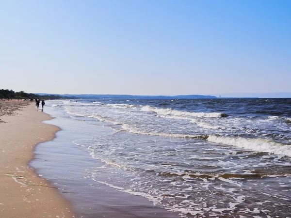 Strand in gdansk — Stockfoto