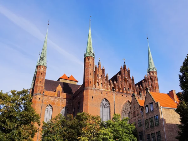 Mariacki-Kirche in Danzig, Polen — Stockfoto