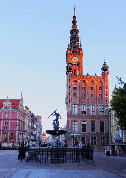 Dlugi Targ Street in Gdansk, Poland — Stock Photo, Image